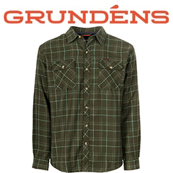 Grundens Kodiak Insulated Flannel Shirt, Deep Depth Plaid