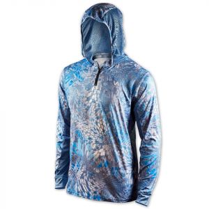 Худи мужская Veduta Air серия UPF50+ Reptile Skin Blue р.3XL