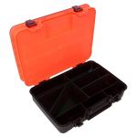 Чемодан Kosadaka TB-S46-R, 39*27*12см для приманок и снастей, двухъярусный, регулируемый, красный