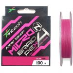 Шнур плетеный Intech MicroN PE X4 100m #0.2 / 0.074mm (5.5lb / 2.5kg)