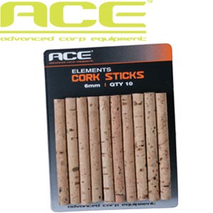 ACE Cork Sticks (6mm x 10)