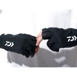 Перчатки Daiwa DG-6525W Titanium Alpha Cold Weather Game Gloves 3 Cuts [Black] XL