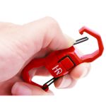 Карабин Hearty Rise Magnetic Locking Dual Carabiner HMC-2701, двойной, магнитный, цв. черный