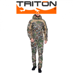 Triton "Chameleon Pro" -5 (SoftShell, Forest Green/Beige)