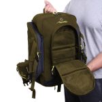 Рюкзак для рыбалки и охоты Aquatic Р-30ХС (цвет: хаки / синий; 30 л)