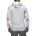 Термофутболка Simms SolarFlex UltraCool Hoody, Cloud Camo Grey, XL