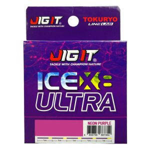 Плетёный шнур Jig It x Tokuryo Ice Ultra X8 Neon Purple 50m 2.5 PE