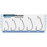 Крючки офсетные Mustad 37177NP-BN Mega Bite #1 10 шт.