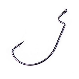 Крючки офсетные Metsui Wide Range Worm цвет bln, размер № 4, в уп. 6 шт.