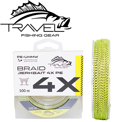 Travel Jerkbait 4x PE 100m