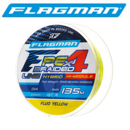 Flagman PE Hybrid F4 135m Fluo Yellow