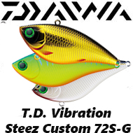 Daiwa T.D. Vibration Steez Custom 72S-G