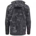 Толстовка Simms Challenger Hoody - Full Zip, Hex Flo Camo Carbon, M