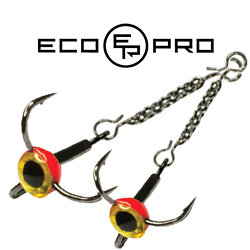 EcoPro Тройник-капля с глазом золото и цепочкой