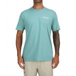 Футболка Simms Walleye Outline T-Shirt, Oil Blue Heather, XXL