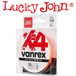 Lucky John Vanrex х4 Braid Fluo Orange 125m