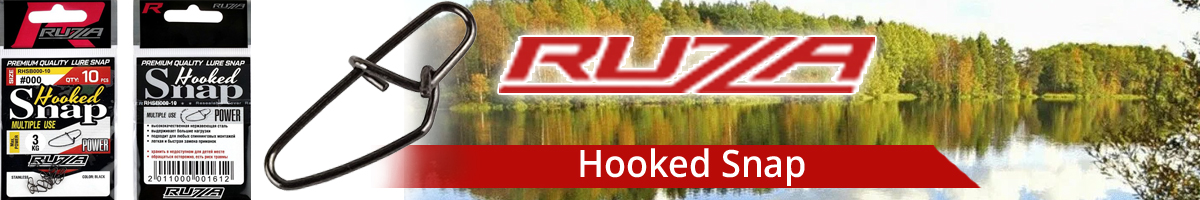Ruzza Hooked Snap Black