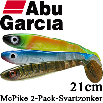 Abu Garcia Mcpike 21cm 70g 2-Pack-Svartzonker