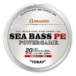 Шнур плетеный Toray SeaBass PE Power Game 8 Braided [Natural] 150m #1 (18lb)