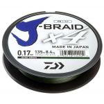 Леска плетеная и ножницы Daiwa J-Braid X4E-W/SC 135m зеленый 0.15mm