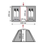 Палатка Tramp Eagle 4 (V2) зеленый