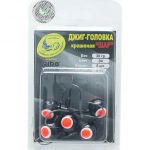 Джиг крашеный Шар 30 гр, цв. 04-черный, кр-к VD-071 GCB-071S-30-04 5 шт