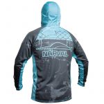 Лонгслив с капюшоном Volga Baits Narval Street Art Graphite р.54