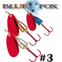 Blue Fox Vibrax Classic Bleeding #3 (BFRH3)