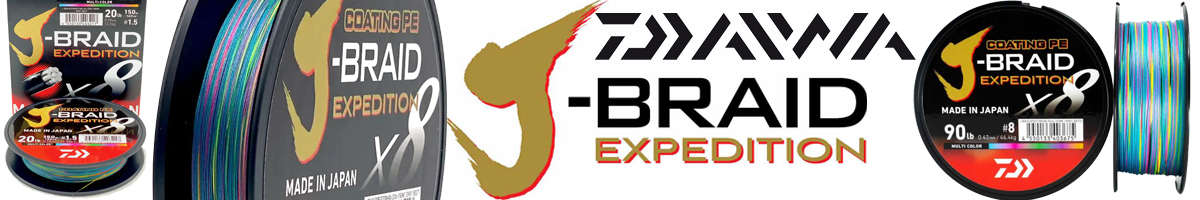Daiwa J-Braid Expedition × 8A 150m Multi Color