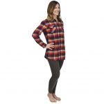 Туника Simms Women's Sunrise Tunic, Carbon Garnet Plaid, M