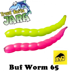 Trout Baits Jara Buf Worm 65 (Сыр)