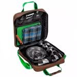Набор для пикника Picnic на 4 персоны коричневый Helios (HS-PCB-4)