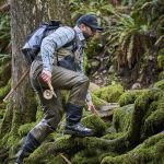Вейдерсы Grundens Boundary Gore-Tex Zip Stockingfoot Wader, Stone/Otter, M King (9-11)