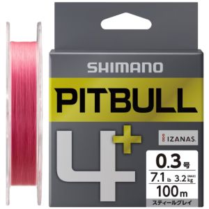 Шнур PE Shimano LD-M44V Pit Bull 4+ Pink 100m 0.2 # 5.6LB
