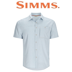 Simms Challenger SS Shirt, Steel Blue