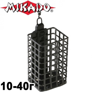 Кормушка Mikado квадратная с дном