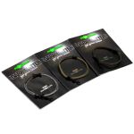Поводковый материал Korda Dark Matter Ring Swivel Gravel 30lb 30см