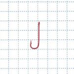 Крючок Koi Round Bend, размер 10 (INT), цвет RED (10 шт.)