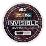 Монофильная леска Akkoi Invisible 3D хамелеон с бронзой (150m) ф-0,16mm (5,12 кг) 