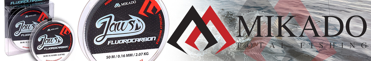 Mikado Fluorocarbon Jaws 20-50m прозрачная