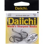 Крючок Daiichi Octopus Wide Gap Black Nickel 6 pcs №3/0