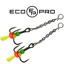 EcoPro Тройник-капля с желтым хвостом + цепочка