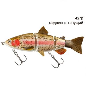 Свимбейт Balzer Shirasu Swimbait Pike Factory Slow Sink Rainbow Trout 42 гр 15 см (13687 115)