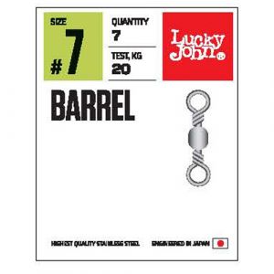 Вертлюги Lucky John Pro Series Barrel 010 7шт.