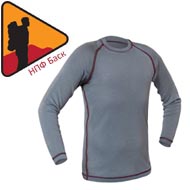 Bask Merino Wool Kids U SleeVe Серый/Бордо