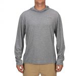 Футболка Simms Bugstopper Hoody, Nightfall Heather, S
