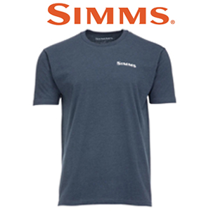 Simms Trout On My Mind T-Shirt, Navy Heather