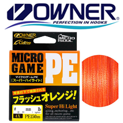 Owner Micro Game PEх4 Flash Orange 150м