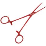 Корцанг изогнутый с тефлоновым покрытием Ruzza 15см