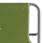 Кровать походная Nisus 120кг (стальная труба д.22) зеленый ромб/серый (T-N-BD630-98828-G)